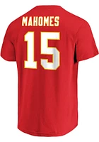Patrick Mahomes Kansas City Chiefs Mens Name and Number Big Tall Player Tee - Red