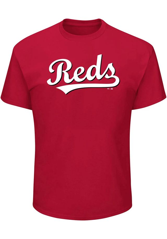 Cincinnati Reds Mens Red Pigment Big and Tall T-Shirt