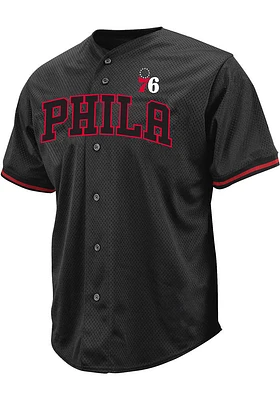 Philadelphia 76ers Black Pop Jersey Big and Tall