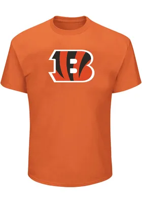 Cincinnati Bengals Mens PRIMARY LOGO Big and Tall T-Shirt