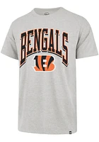 Cincinnati Bengals Mens Grey Walk Tall Franklin Big and T-Shirt