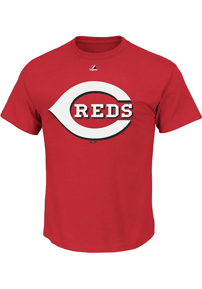 Cincinnati Reds Mens Red Large Logo Big and Tall T-Shirt