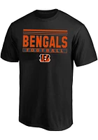 Cincinnati Bengals Mens Black Pop Print Big and Tall T-Shirt