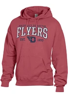 ComfortWash Dayton Flyers Mens Crimson Garment Dyed Long Sleeve Hoodie