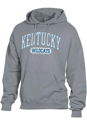 ComfortWash Kentucky Wildcats Mens Charcoal Garment Dyed Long Sleeve Hoodie