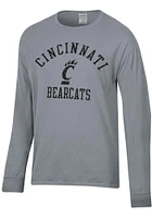 ComfortWash Cincinnati Bearcats Charcoal Garment Dyed Long Sleeve T Shirt