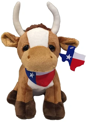 Texas Cute Longhorn Plush - Brown