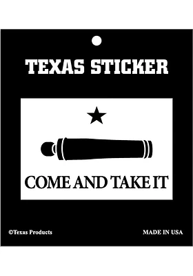 Texas Come and Take It Stickers - White