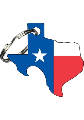 Texas Flag Keychain - Blue