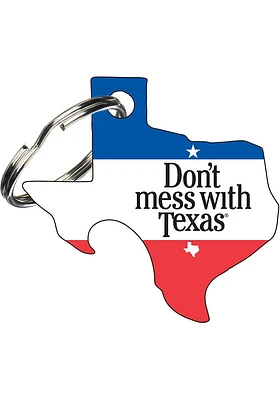 Texas Don’t Mess with Texas Keychain - White