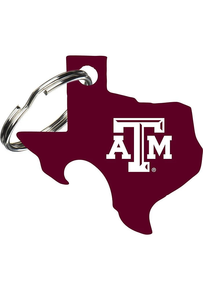Texas A&M Aggies Bottle Opener Keychain - Red