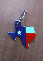 Texas Texas Metal Keychain - Grey