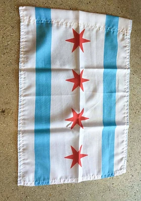 Chicago City Garden Flag - White