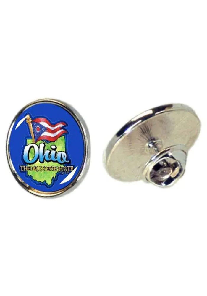 Ohio Souvenir Team Logo Pin