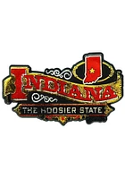 Indiana Hoosier State Banner Magnet
