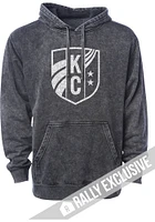 Rally KC Current Mens Black TONAL LOGO Fashion Hood