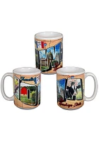 Iowa 15 oz Postcard Ceramic Mug - White