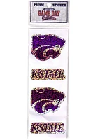 K-State Wildcats Prism Stickers - Purple