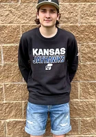 Adidas Kansas Jayhawks Mens Fleece Long Sleeve Crew Sweatshirt