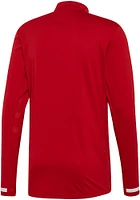 Adidas Kansas Jayhawks Mens Team Long Sleeve Qtr Zip Pullover