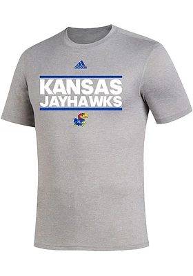 Adidas Kansas Jayhawks Creator Short Sleeve T Shirt