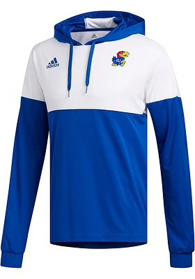 Adidas Kansas Jayhawks Mens Blue Legend Shooter Hood