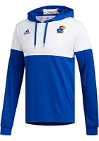 Adidas Kansas Jayhawks Mens Blue Legend Shooter Hood