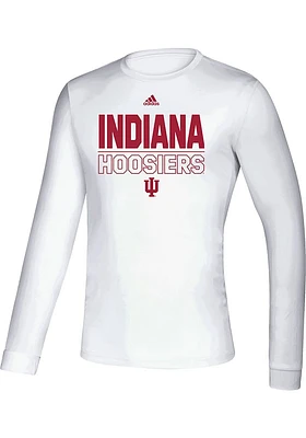 Adidas Indiana Hoosiers White Creator Edition Series Long Sleeve T-Shirt