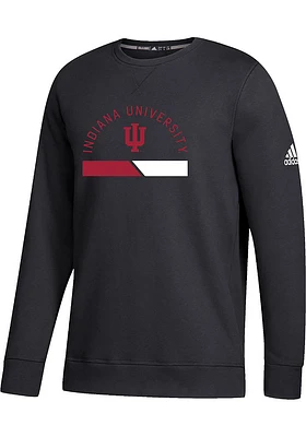 Adidas Indiana Hoosiers Mens Fleece Long Sleeve Crew Sweatshirt