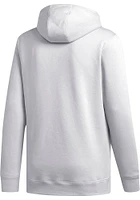 Adidas Indiana Hoosiers Mens White Fleece Long Sleeve Hoodie