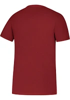 Adidas Indiana Hoosiers Red Amplifier Design Short Sleeve T Shirt