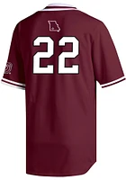 Adidas Missouri State Bears Mens Maroon Replica Baseball Jersey