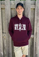 Adidas Missouri State Bears Mens Maroon Fleece Hood Long Sleeve Hoodie