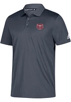 Adidas Missouri State Bears Mens Grey Grind Short Sleeve Polo