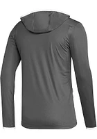 Adidas Indiana Hoosiers Mens Grey Team Issue Hood