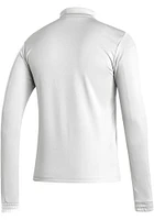 Adidas Indiana Hoosiers Mens White Entrada Long Sleeve Qtr Zip Pullover