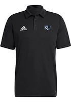Adidas Kansas Jayhawks Mens Entrada22 Short Sleeve Polo