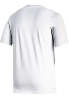 Adidas Kansas Jayhawks White Fresh Short Sleeve T Shirt