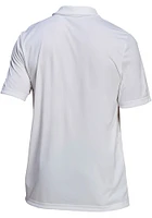 Adidas Louisiana Tech Bulldogs Mens White Wordmark Short Sleeve Polo