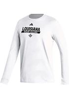 Adidas Louisiana Ragin' Cajuns White Fresh Long Sleeve T Shirt