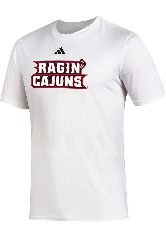 Adidas Louisiana Ragin' Cajuns White Creator Short Sleeve T Shirt