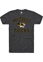 Rally Missouri Tigers Charcoal Number One Distressed Short Sleeve Fashion T Shirt