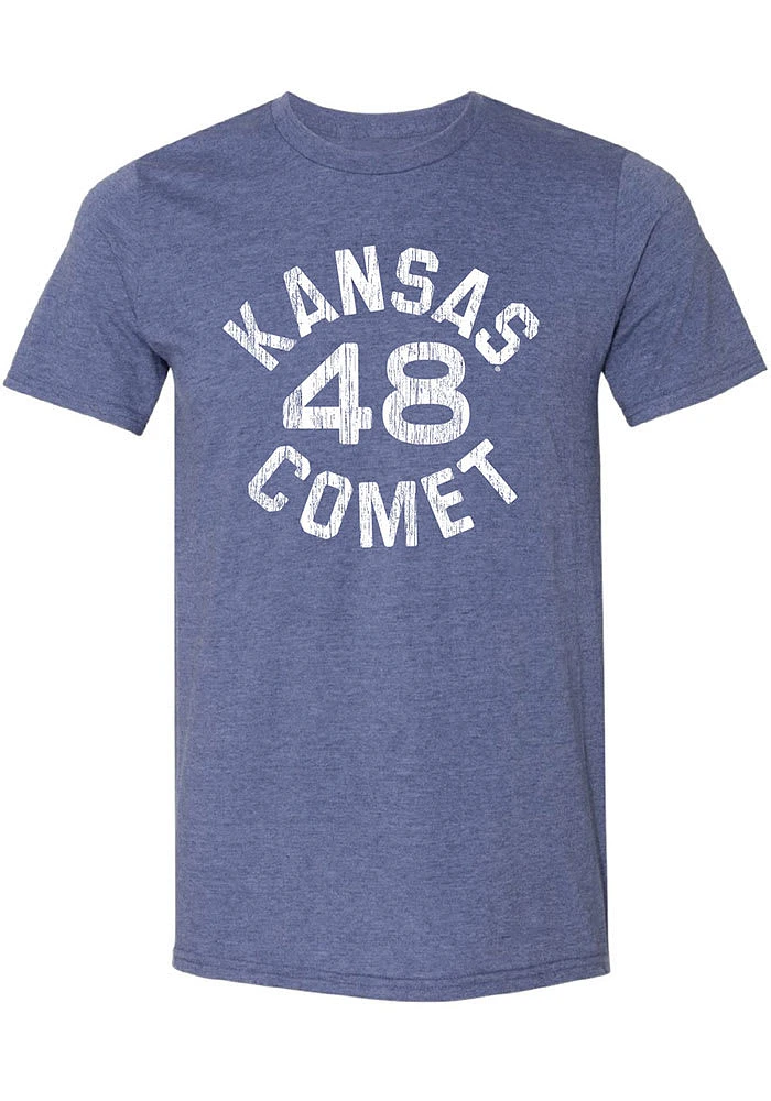Gale Sayers Kansas Jayhawks Blue Comet 48 Short Sleeve Fashion Player T Shirt