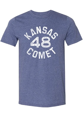 Gale Sayers Kansas Jayhawks Blue Comet 48 Short Sleeve Fashion Player T Shirt