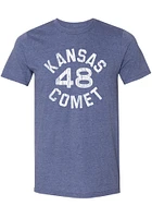 Gale Sayers Kansas Jayhawks Blue Comet 48 Short Sleeve Fashion Player T Shirt