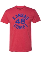 Gale Sayers Kansas Jayhawks Red Comet 48 Short Sleeve Fashion Player T Shirt