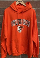 Rally Bowling Green Falcons Mens Orange Arch Long Sleeve Hoodie