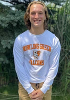 Rally Bowling Green Falcons White No. 1 Graphic Long Sleeve T Shirt