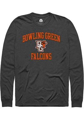 Rally Bowling Green Falcons Charcoal No. 1 Graphic Long Sleeve T Shirt