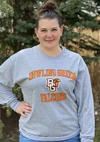 Rally Bowling Green Falcons Grey No. 1 Graphic Long Sleeve T Shirt